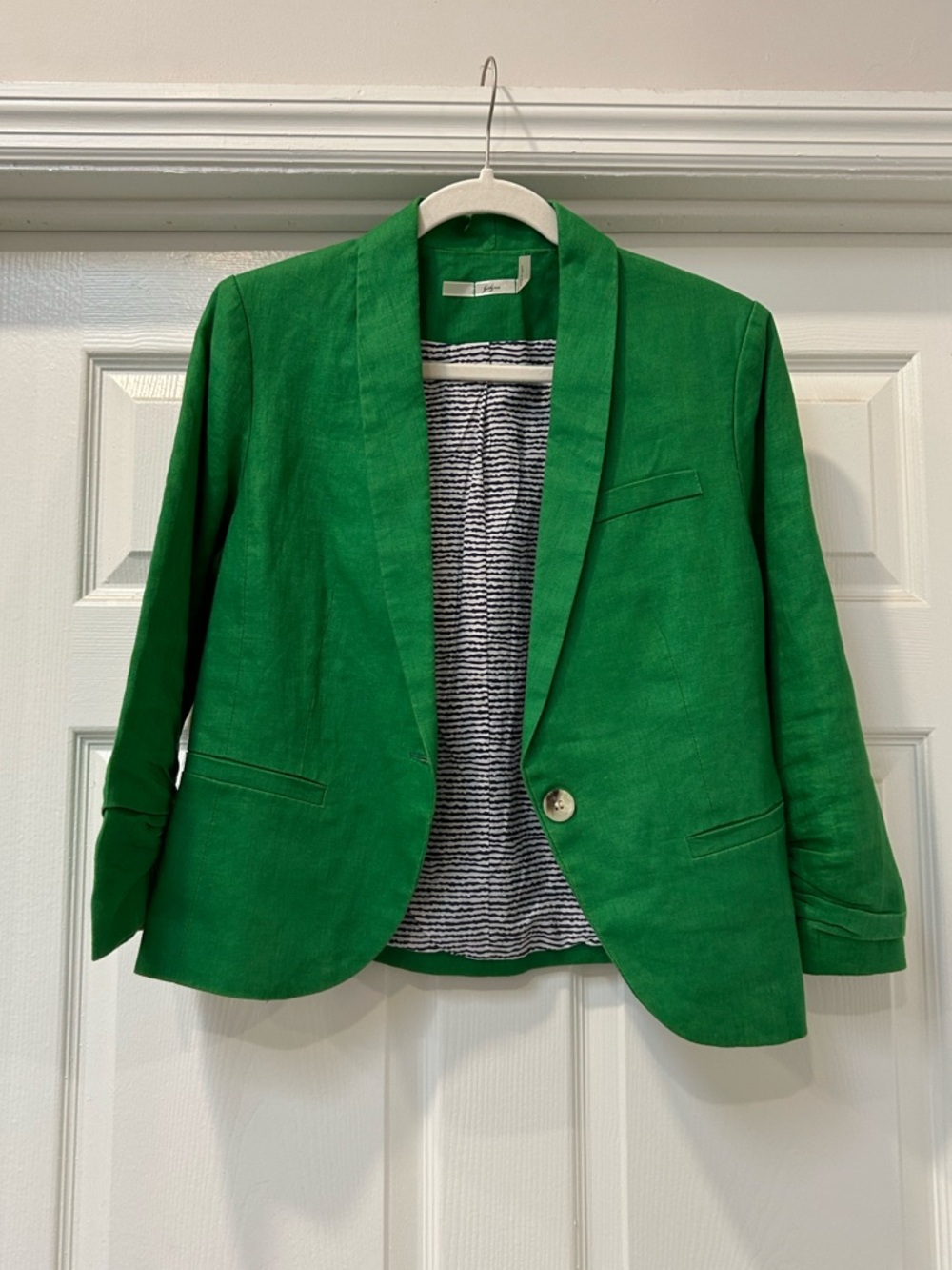 Gibson Green Linen Women’s Blazer Size Medium